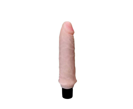Вибратор телесного цвета  Realistic Cock Vibe - 15,5 см., фото 