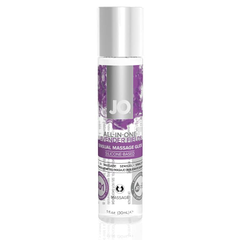 Массажный гель ALL-IN-ONE Massage Oil Lavender с ароматом лаванды - 30 мл., Объем: 30 мл., фото 