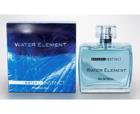 Мужская парфюмерная вода с феромонами Natural Instinct Water Element - 100 мл., фото 