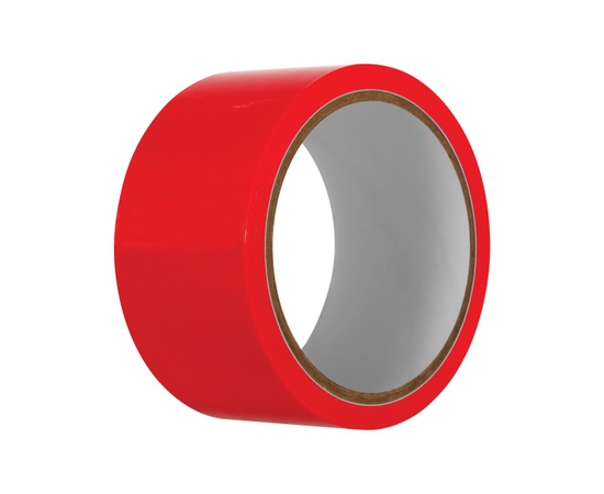 Красная лента для бондажа Red Bondage Tape - 20 м., Длина: 2000.00, Цвет: красный, фото 