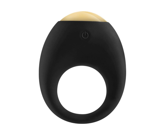 Черное эрекционное кольцо Eclipse Vibrating Cock Ring, фото 