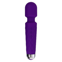 Wand-вибратор с подвижной головкой - 20,4 см., Длина: 20.40, Цвет: фиолетовый, фото 