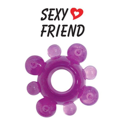 Фиолетовое эрекционное кольцо Sexy Friend, фото 