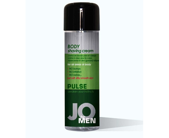 Крем для бритья JO Pulse Cucumber Male Body Shaving Cream - 240 мл., фото 