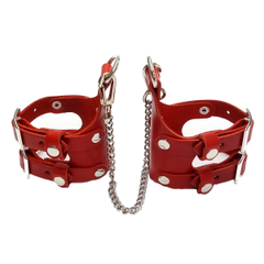 Красные изящные наручники Ellada, фото 