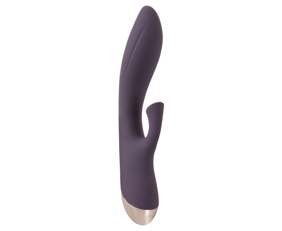 Фиолетовый вибратор-кролик Javida Sucking - 21,6 см., фото 
