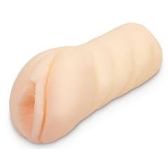 Нежный реалистичный мастурбатор-вагина с рельефной поверхностью, фото 