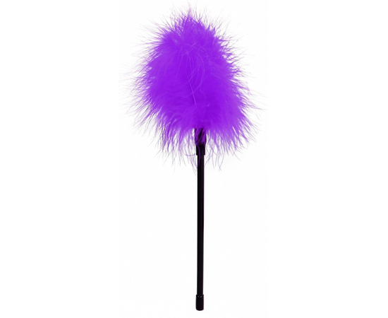 Фиолетовая пуховка Feather - 27 см., фото 