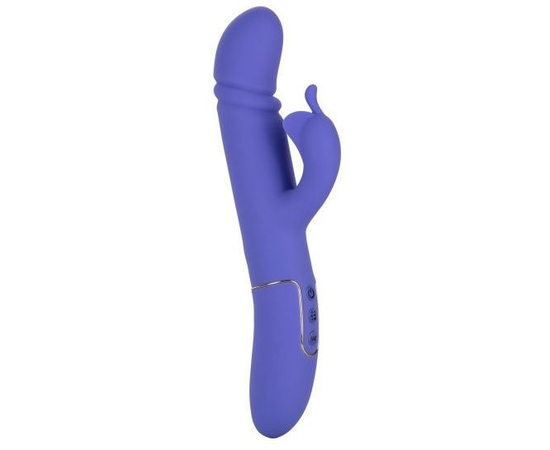 Фиолетовый вибратор-кролик Shameless Seducer - 25,5 см., фото 