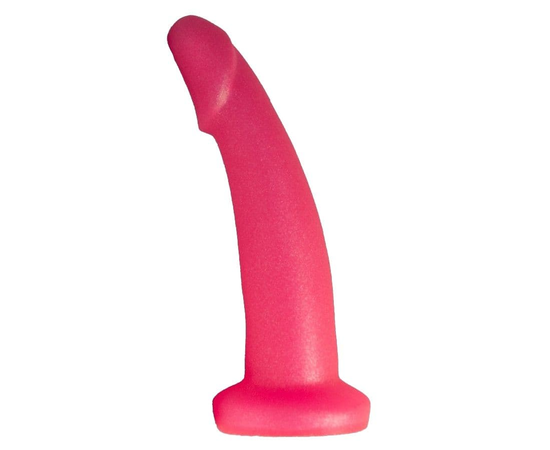 Розовый плаг-массажёр для простаты - 13,5 см., фото 