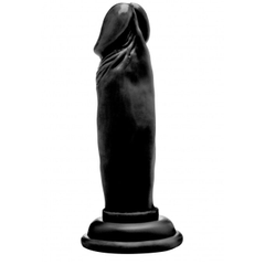 Чёрный фаллоимитатор Realistic Cock 6" - 15 см., фото 