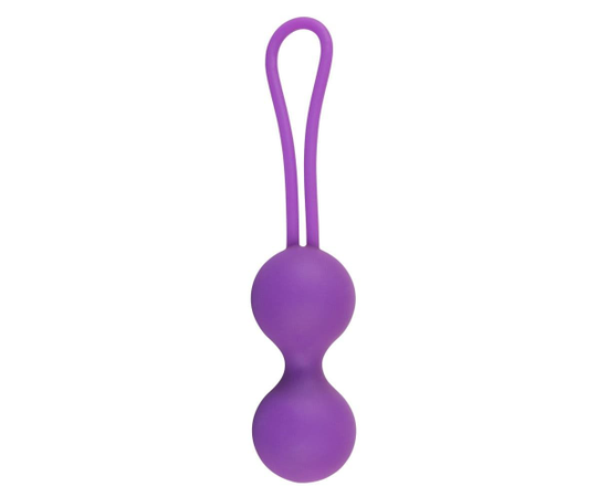Фиолетовые вагинальные шарики Smile, Цвет: фиолетовый, фото 