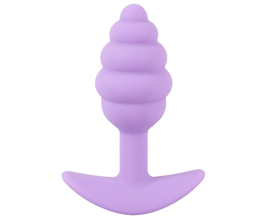 Фиолетовая анальная втулка Mini Butt Plug - 7,5 см., фото 