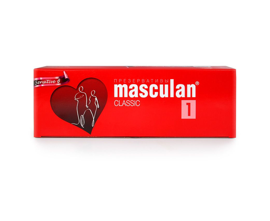 Нежные презервативы Masculan Classic 1 Sensitive - 150 шт., фото 