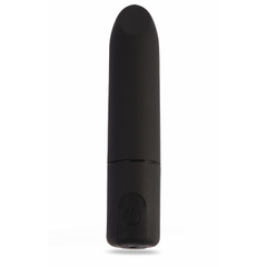 Черный перезаряжаемый вибратор-пуля Clit Fun Vibrator - 8,7 см., фото 