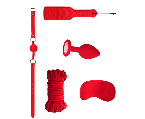 Красный игровой набор Introductory Bondage Kit №5, фото 