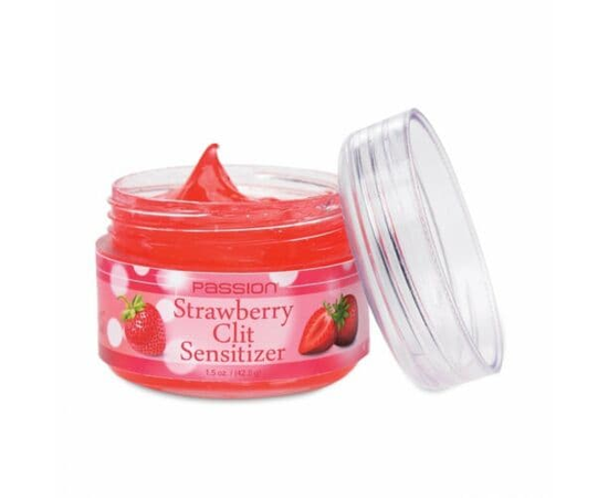 Гель для стимуляции клитора Passion Strawberry Clit Sensitizer - 45,5 гр., фото 