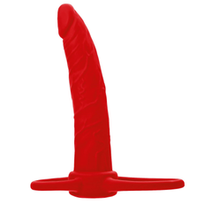 Насадка на пенис для двойного проникновения ToyFa Black&Red, Длина: 16.50, Цвет: красный, фото 