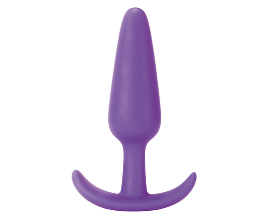 Фиолетовая анальная втулка The Cork Medium - 12,4 см., фото 