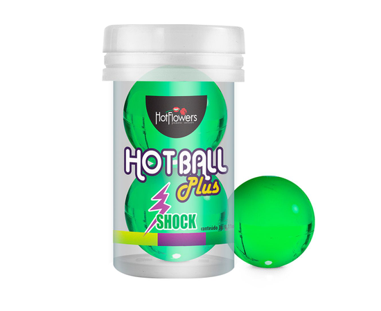 Лубрикант на силиконовой основе HotFlowers Hot Ball Plus с покалывающим эффектом, фото 