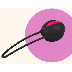 Вагинальный шарик Fun Factory Smartballs Uno, Цвет: черный, фото 