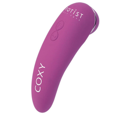 Бесконтактный стимулятор клитора Coxy с вибрацией, Цвет: розовый, фото 