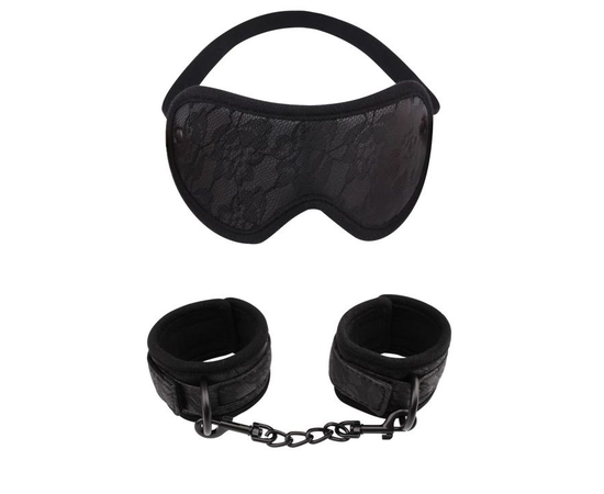Черный эротический набор Temptation Bondage Kit, фото 