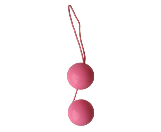 Розовые вагинальные шарики Balls, Цвет: розовый, фото 