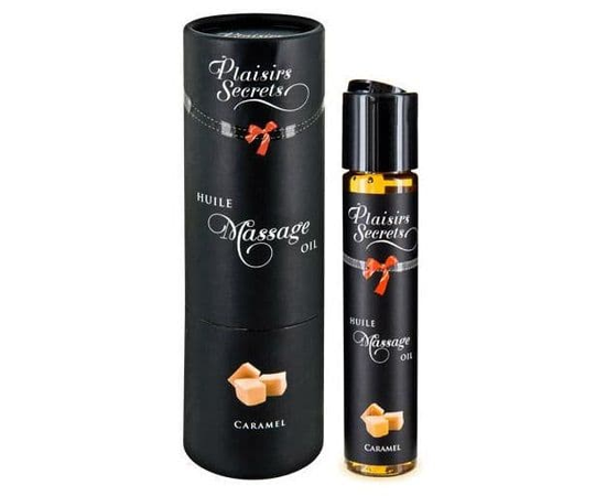 Массажное масло с ароматом карамели Huile de Massage Gourmande Caramel - 59 мл., фото 