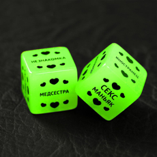 Неоновые кубики «50 оттенков страсти. Ролевые игры», фото 
