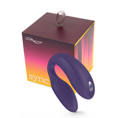 Вибромассажер для пар We-Vibe Sync на радиоуправлении, Цвет: фиолетовый, фото 