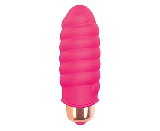 Розовая вибропуля Sweet Toys - 5,3 см., фото 