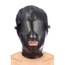 Маска-шлем с отверстием для рта и съемными шорами, фото 
