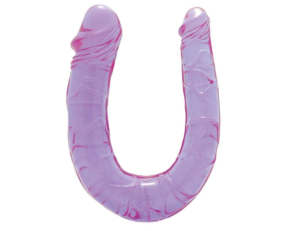 Анально-вагинальный стимулятор Double Mini Dong Twin Head Lavender - 30 см., Цвет: фиолетовый, фото 