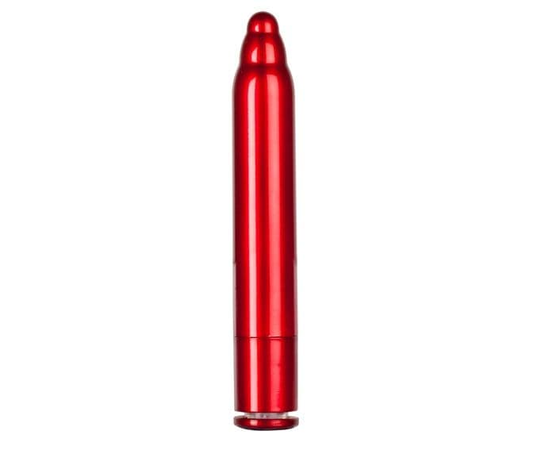 Красный вибратор METALLIX FIGURADO BULBED VIBRATOR - 11,5 см., фото 