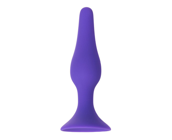 Фиолетовая анальная втулка Toyfa A-toys - 10,2 см., фото 