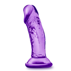 Фиолетовый фаллоимитатор на присоске SWEET N SMALL 4INCH DILDO - 11,4 см., фото 