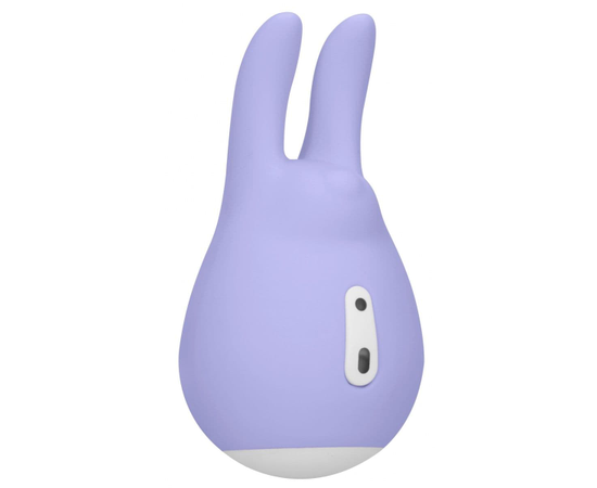 Фиолетовый клиторальный стимулятор Love Bunny - 9,4 см., фото 