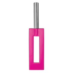 Чёрная шлёпалка Leather Gap Paddle - 35 см., Цвет: розовый, фото 