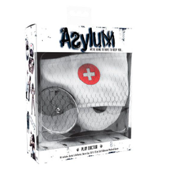 Набор доктора Asylum: шапочка, отражатель и эластичная фиксация, Цвет: белый, фото 