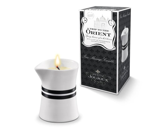 Массажное масло в виде малой свечи Petits Joujoux Orient с ароматом граната и белого перца, Объем: 120 гр., фото 