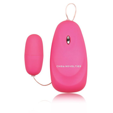 Розовое виброяйцо M-Mello Mini Massager, фото 