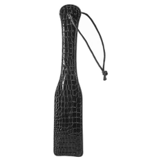 Черная шлепалка с петлёй Croco Paddle - 32 см., фото 