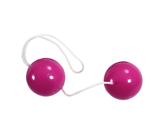Фиолетовые вагинальные шарики на мягкой сцепке, фото 