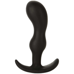 Черная анальная пробка для ношения Mood Naughty 2 4.5" Silicone - 11,4 см., фото 