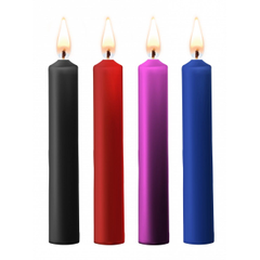 Набор из 4 разноцветных восковых свечей Teasing Wax Candle, фото 