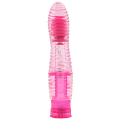 Вибратор с рёбрышками Lines Exciter - 16,2 см., Цвет: розовый, фото 