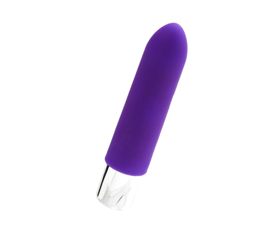 Фиолетовая вибропуля VeDO Bam Mini - 9,5 см., фото 