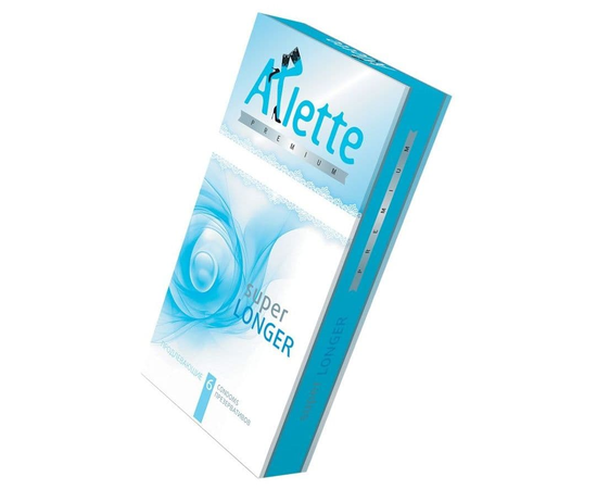 Презервативы Arlette Premium Super Longer с продлевающим эффектом - 6 шт., фото 