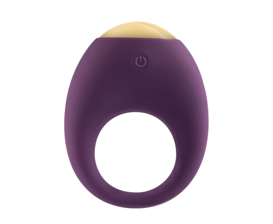 Фиолетовое эрекционное кольцо Eclipse Vibrating Cock Ring, фото 